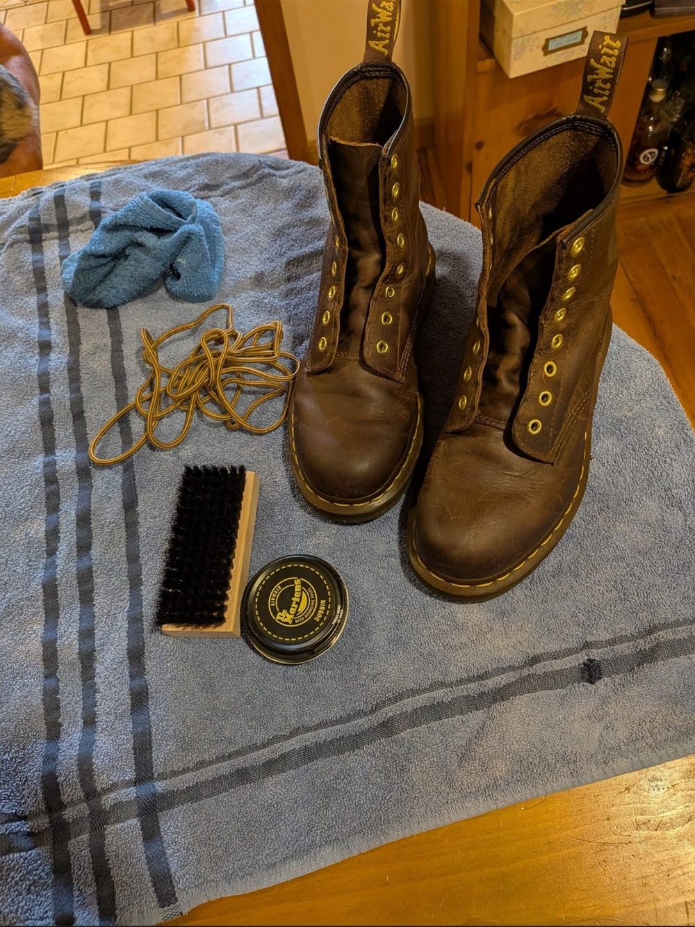 Dr. Marten’s Brown Air Wair Boots